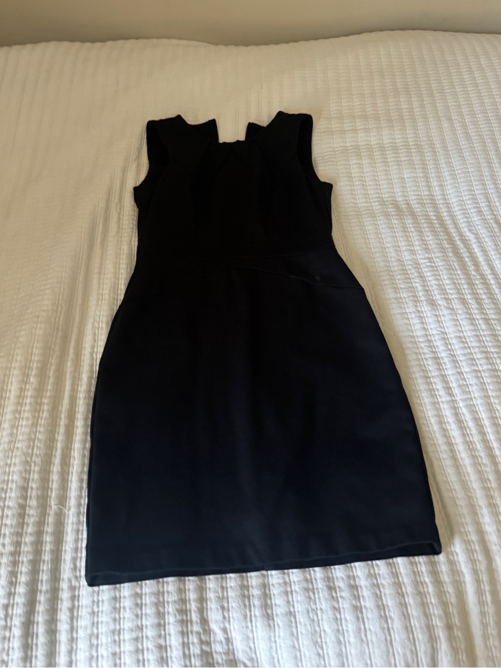 Ann Taylor LOFT Petite Black A-Line Cocktail Dress Exposed Back Zip 2P